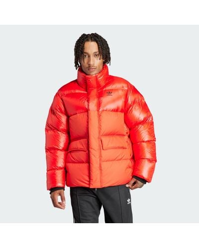 adidas Midweight Down Puffer Jacket - Red