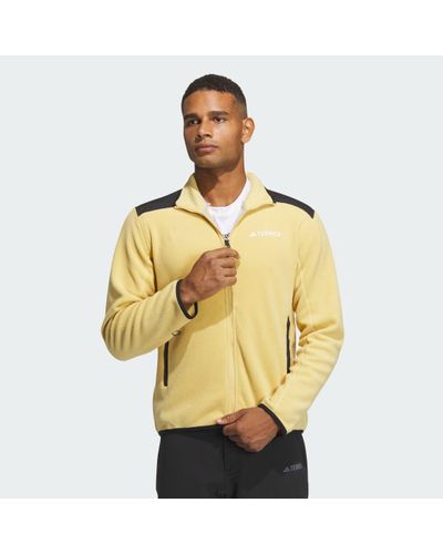 adidas Full-Zip Polar Fleece Jacket - Metallic
