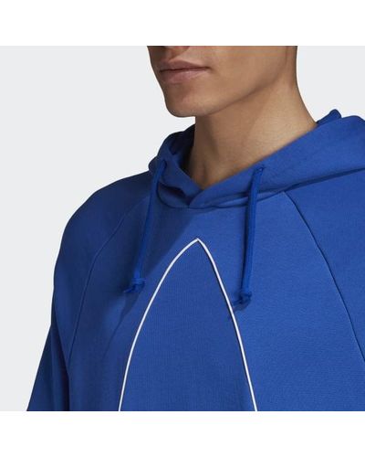 adidas big trefoil outline hoodie