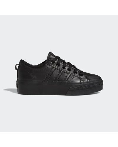 adidas Leather Nizza Platform Sneakers 