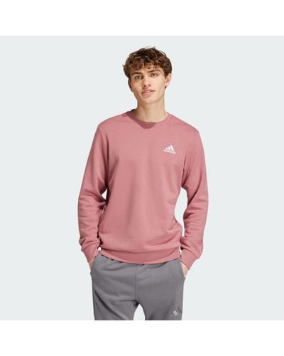 adidas Feelcozy Essentials Fleece Sweatshirt - Pink