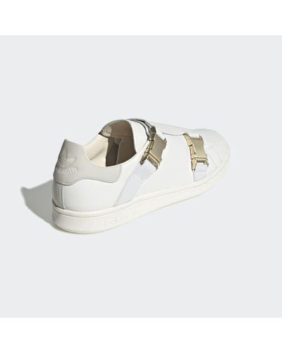 adidas Leather Stan Smith Buckle Shoes 