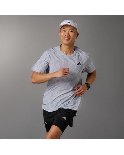 adidas Ultimate Engineered Running T-Shirt - Grey