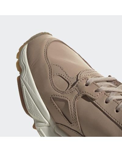 adidas originals premium falcon sneakers in beige