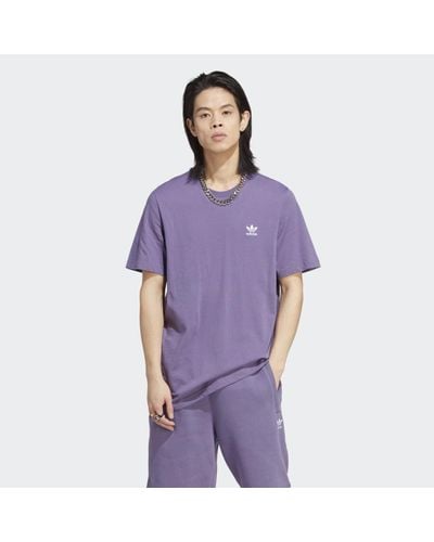 adidas Trefoil Essentials T-Shirt - Purple