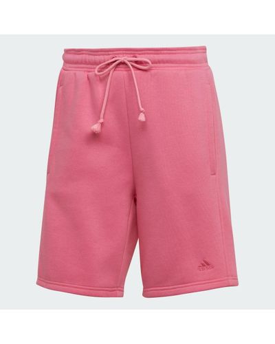 adidas All Szn Fleece Shorts - Pink