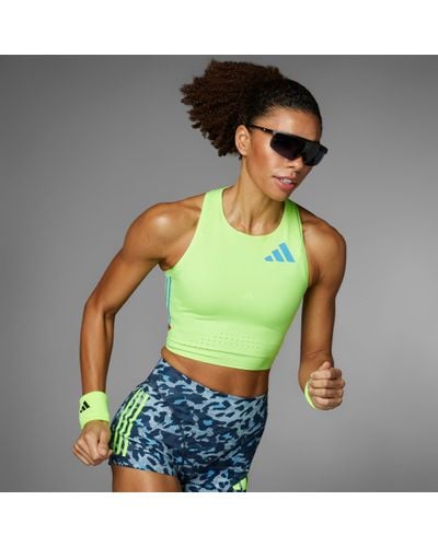 adidas Road To Records Crop Top - Green