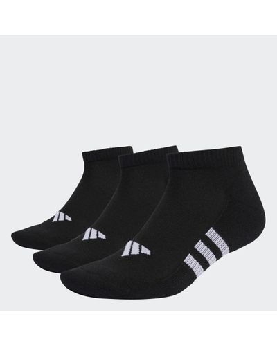 adidas Performance Gevoerde Korte Sokken 3 Paar - Zwart