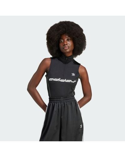 adidas Sleeveless Bodysuit - Zwart