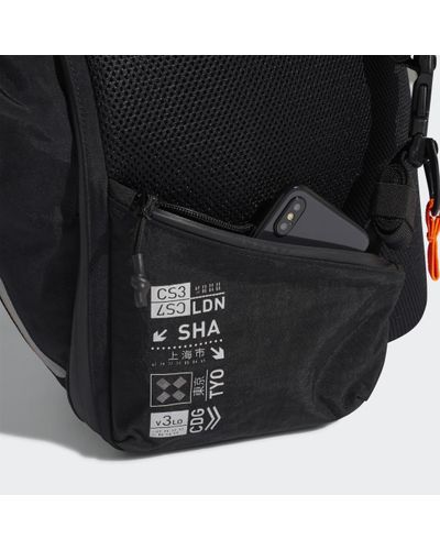 adidas Synthetik 4CMTE Mega Crossbody-Tasche in Schwarz | Lyst DE