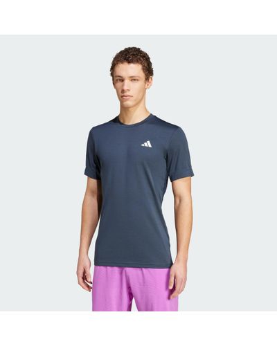 adidas Tennis Freelift T-Shirt - Blue