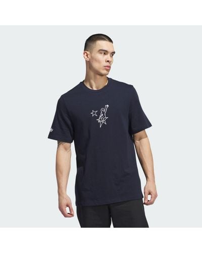adidas Shmoofoil Star Rider T-Shirt - Blue