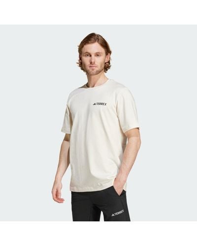 adidas Terrex Back Graphic T-Shirt - Natural