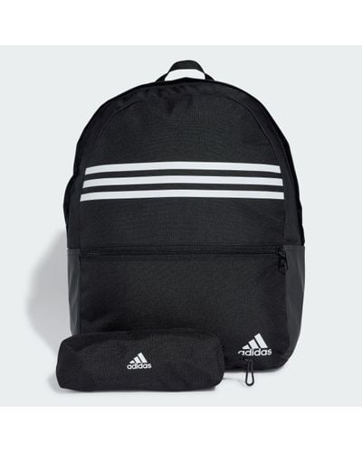 adidas Classic Horizontal 3-Stripes Backpack - Black