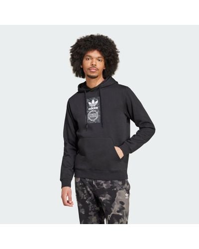 adidas Camo Lab Hooded Sweatshirt - Black