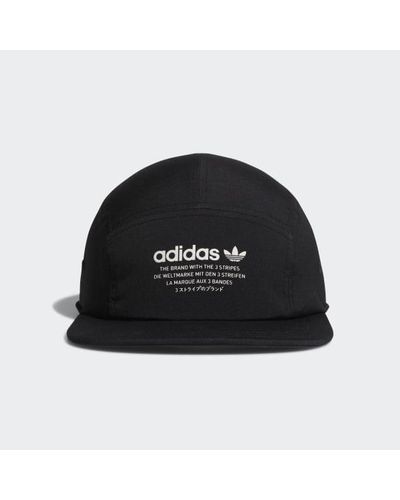 adidas Synthetic Nmd 5-panel Hat in Black for Men - Lyst