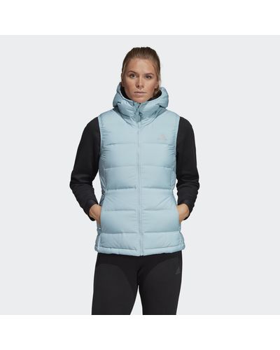 helionic down hooded vest
