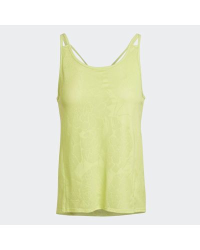 adidas Made To Be Remade Running Tank Top - Yellow