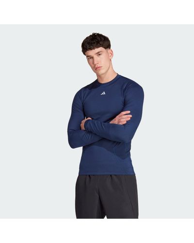 adidas Techfit Cold.Rdy Long-Sleeve Top - Blue