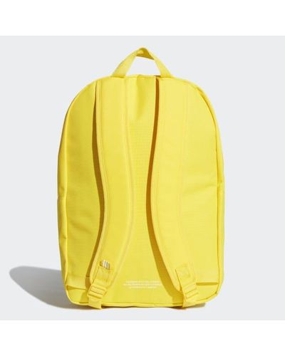 adidas yellow backpack