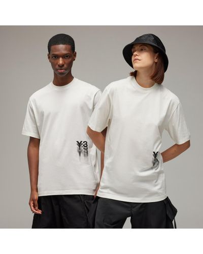 adidas Y-3 Graphic Short Sleeve T-shirt - White