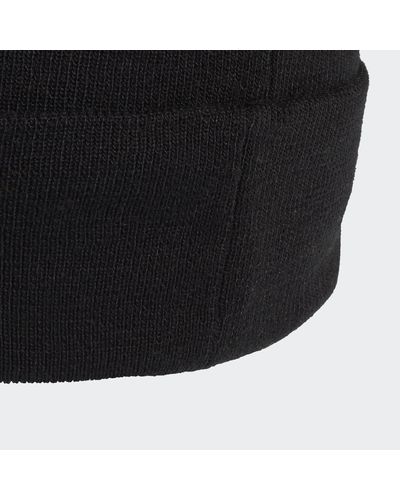 3d adicolor pom pom cuff beanie
