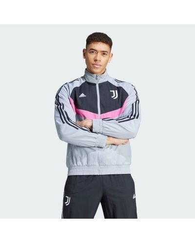 adidas Juventus Woven Track Top - Grey