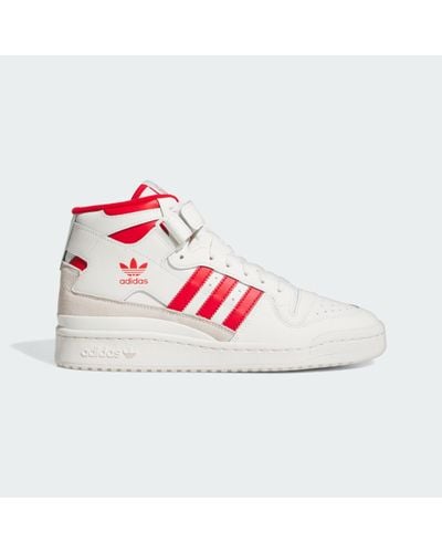 adidas Forum Mid Shoes - Red