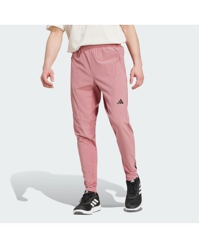 adidas Designed For Training Hybrid Joggers - Red