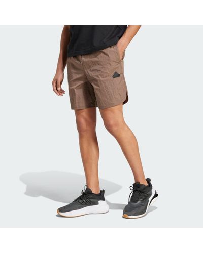 adidas City Escape Woven Shorts - Brown