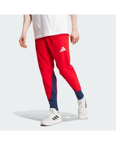 adidas Poland Z.N.E. Podium Trousers - Red