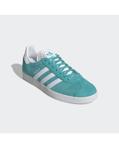 adidas Suede Gazelle Shoes in Turquoise (Blue) - Lyst