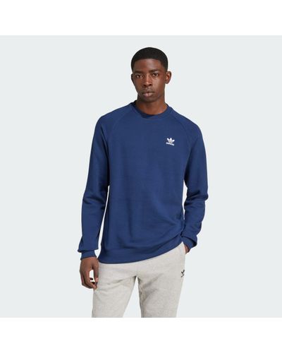 adidas Trefoil Essentials Crew Sweatshirt - Blue