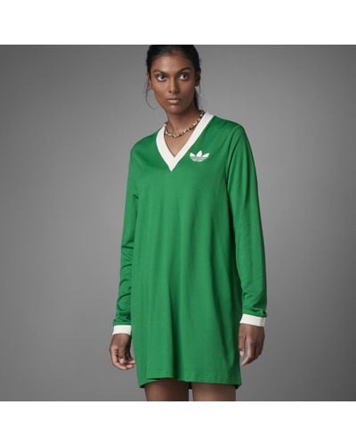 adidas Adicolor 70s Cali Tee Dress - Green