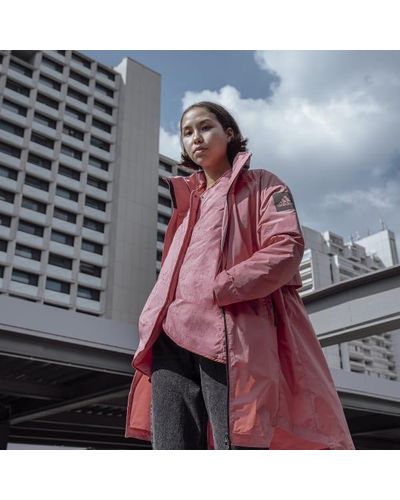 adidas Synthetic Myshelter 4-in-1 Parka in Pink - Lyst