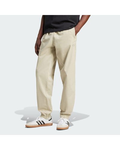 adidas Trefoil Essentials+ Dye Woven Trousers - Natural