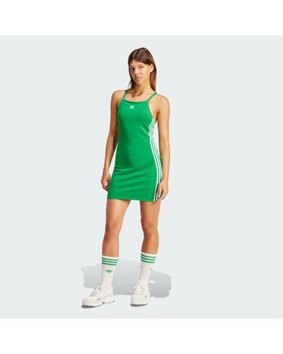 adidas 3-stripes Mini Dress - Green