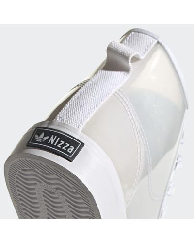 adidas Lace Nizza Hi Jelly Shoes in White - Lyst
