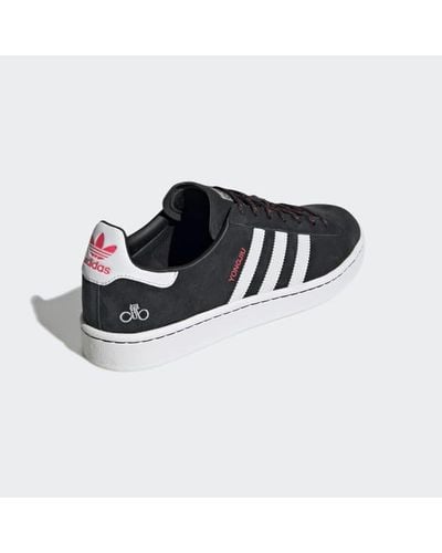 black adidas campus shoes