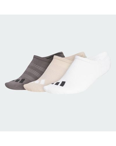 adidas Women's No-show Socks 3 Pairs - White