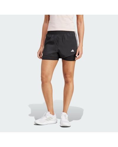 adidas Pacer 3-Stripes Training Woven Shorts - Blue
