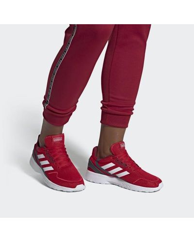 adidas Nebzed Shoes in Red for Men - Lyst