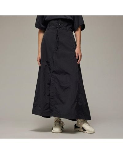 adidas Y-3 Crinkle Nylon Skirt - Black
