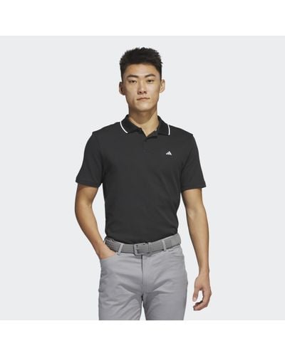 adidas Go-To Piqué Golf Polo Shirt - Black