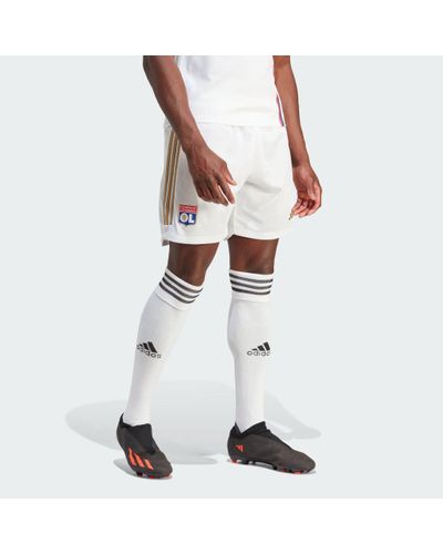 adidas Olympique Lyonnais 23/24 Home Shorts - White
