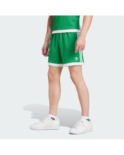 adidas Mock Eyelet Shorts - Green