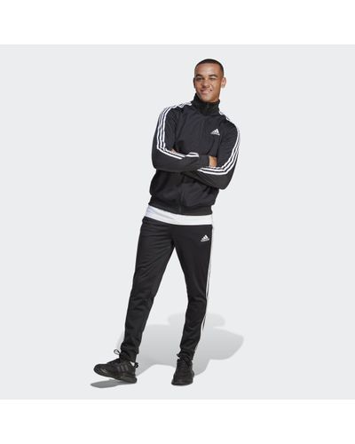 adidas Basic 3-stripes Tricot Trainingspakken - Zwart
