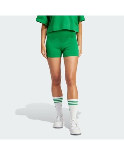 adidas 3-Stripes 1/4 Leggings - Green