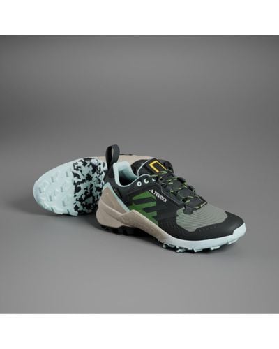adidas Terrex Swift R3 Gore-tex Hiking Shoes - Metallic