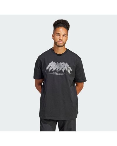 adidas Flames Concert T-shirt - Zwart